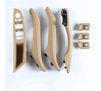 MINJKL Conjunto Manija Puerta Interior Para Volante A La Izquierda Conjunto Envoltura Genuina Compatible Con Serie 5 F10 F11 F18 Modelos 2010-2017(LHD-beige)