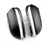 MINJKL intermitentes laterales dinámicos Intermitente Dinámico Secuencial Para Espejo Retrovisor Lateral Compatible Con VW Para Scirocco 2009 Para Passat B7 2011-2015(White)