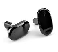 MINJKL intermitentes laterales dinámicos Luz De Giro Dinámica Con Desplazamiento Para Espejo Retrovisor Indicador Secuencial Compatible Con Chevrolet Para Cruze HR52S 2006(Black)