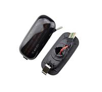 MINJKL intermitentes laterales dinámicos Luz De Giro Dinámica Con Desplazamiento Para Espejo Retrovisor Indicador Secuencial Compatible Con A4 Para RS4 2002 2003 2004 2005