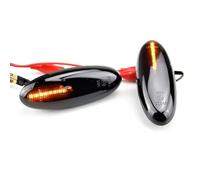 MINJKL intermitentes laterales dinámicos Luz De Giro Dinámica Desplazamiento Para Espejo Retrovisor Indicador Secuencial Compatible Con Mazda Para Tribute 2001-2006(Black)