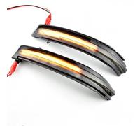 MINJKL intermitentes laterales dinámicos Luz De Señal Giro Desplazamiento Indicador Espejo Retrovisor Indicador Secuencial Compatible Con Nissan Para Murano Z52 2015 2016 2017 2018 2019(Yellow)