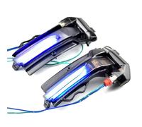 MINJKL intermitentes laterales dinámicos Luz De Señal Giro Para Espejo Lateral Dinámica Con Parpadeo Agua Compatible Con Q2 Para GA 2016 2017 2018 2019(Blue)