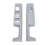 MINJKL Panel De Cambio De Marchas De Consola Central Delantera Y Trasera Control De Clima Compatible Con Golf MK5 Para Jetta 5 Para Rabbit 1K0858065 2004-2008(Grey front)