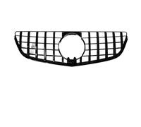 MINJKL Rejilla Frontal Auto Compatible con Benz para Clase E C207 W207 A207 2013 2014 2015 2016 Rejilla del Capó del Parachoques Delantero del Coche Rejilla Delantera Cubierta De Rayas(Black)