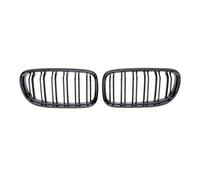 MINJKL Rejilla Frontal Auto Compatible con para Serie 3 E90 E91 LCi 320i 318i 325i 2009 2010 2011 2012 Rejilla De Parachoques Delantera De Doble Listón Tipo Riñón para Carreras