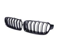 MINJKL Rejilla Frontal Auto Compatible con para Serie 3 F30 F31 F35 2013 2014 2015 2016 2017 2018 2019 Accesorios para Automóviles De Doble Listón Parrilla Delantera De Riñón para Automóvil