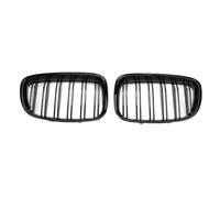 MINJKL Rejilla Frontal Auto Compatible con Serie 5 GT F07 2010 2011 2012 2013 2014 2015 Rejilla Riñón para Parachoques Delantero De Coche, Color Negro Brillante, Accesorios De Estilo De Coche