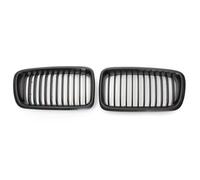MINJKL Rejilla Frontal Auto Compatible con Serie 7 E38 740i 740iL 750iL 1999 2000 2001 Rejilla De Riñón para Capó Delantero De Coche Reemplazo De Parrilla De Listón Simple(Matte Black)