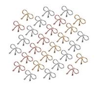 minkissy 1 Bolsa Adornos De Insecto De Metal Accesorios Para Manicura De Tachuelas Decorativas Forma De Lazo Para Decorar Uñas y Añadir Un Toque De Elegancia Tus Manicuras