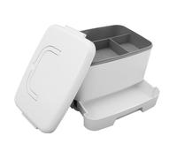 minkissy 1 Caja Kit Portátil De Medicina De Emergencia Para Guardar Contenedor De Almacenamiento Con Tapa Maletín De Caso De Primeros Auxilios Del Hogar Botiquín Abs