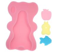 minkissy 1 Juego almohadilla de esponja de baño esponja de ba?o infantil esponja de bebe para bañar a recien nacido cojín de baño para bebé bañera suministro de bebé accesorio para bebe