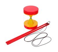 minkissy 1 Juego Conjunto de Diabolo Chino de Doble Rodamiento con Varas y Cuerda de Habilidad para para Entrenamiento y Actividades al Aire