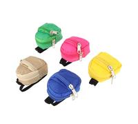 minkissy 1 Juego De 2 Piezas minimochila Key Ring Keyring portamonedas Pocketbook monederos Delgado Llave Bolso Mochila Cartera Bolsos Monedero del Cambio Monedero Colgante Tela de Nailon