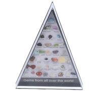 minkissy 1 Juego Espécimen piedra ágata piedra irregular guijarros decorativos decoración christmas ornamento utilería educación infantil apoyo enseñanza cristal muestra