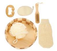 minkissy 1 Juego juego de baño cuidado personal manopla baño Kit de spa de cuerpo y pies guante exfoliante fregar piel kit de herramientas de bola de baño suministros de bolas de baño nylon
