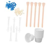 minkissy 1 Juego Kit De Depilación Con Cera Encanto Llavero Jumbo Imagen Felpa Dispensador Caso Scooter Desgranadora Accesorios Al Aire Decoración De Llavero De Pequeña Saber