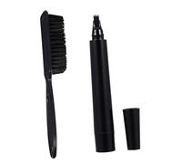 minkissy 1 Juego Lápiz De Barba Lápiz De Bigote Lápiz De Pan Herramienta Para El Cuidado De La Barba Pluma Para Dar Forma a La Barba Kit De Cuidado De Barba Pluma De Barba Abdominales Brown