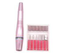 minkissy 1 Juego Máquina Pulidora De Uñas Kit De Arte De Uñas Perforar Clavo Esmalte De Uñas En Gel Equipo Lima De Uñas Dedo Del Pie Pincel Pulidor De Uñas Usb Pulidor De Manicura Rosa