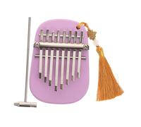 minkissy 1 juego Mini Kalimba Teclas Portátil Piano de Pulgar Compacto para Principiantes para y Actividades al Aire Sonido Rico y de Usar Incluye Accesorios y Caja de