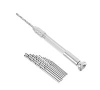 minkissy 1 Juego Punzón De Uñas Cepillo De Limpieza De Doble Cabeza Conector De Secadora Cubierta De Ventilador Transpirable Pasamanos Decoración Decoración Boquillas Tapas Aleación Silver