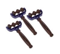 minkissy 1 Juego Rodillo De Masaje De Madera Para Músculos Masajeador Manual Para Aliviar Los Tejidos Profundos Masajeador De Madera De Mano Para Espalda Cuerpo 3 piezas