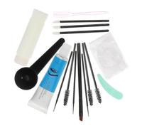 minkissy 1 Juego Set De Crema Para Cejas Geles Para Cejas a Prueba De Agua Kit De Tinte Para Cejas Líquido Reparador De Cejas Kit De Jabon Para Cejas Kit De Color De Cejas Black Pegar