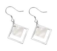 minkissy 1 Par De Pendientes Geométricos Pendientes De Moda Para Mujer Pendientes Cuadrados De Moda Pendientes Colgantes Para Mujer Pendientes De Aro Geométricos Pendientes Huecos De