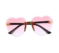 minkissy 1 Par Gafas De Sol Para Chicas Chicos Despedida De Soltera Delirio Gafas De Sin Aros Gafas De Sol Sin Montura Fiesta De Gafas De Sol Pequeño Conformado Rosa Ac