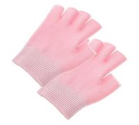 minkissy 1 Par Guantes Sin Dedos Para Guantes Hidratantes Secas Guantes De Spa Para Manos Secas Guantes De Manicura Guantes De Spa De Mano Guantes Hidratante Mitones Máscara