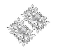 minkissy 1 Par Hebilla De De Imitación Acortar Pinzas Para Decorar Zapatos Decoración Boda Pinzas Para Zapatos De Novia Hebilla De Zapatos De De Imitación Plata Cobre