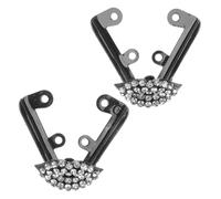 minkissy 1 Pares Zapatos Metal De Metal Puntiagudo Diamante De Con De Con La Punta De Los Pies Elegante Tacones Altos Con Punta De La Punta De La Punta De La