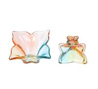 minkissy 1 Pc copa de cristal para uñas mini pulidor de uñas eléctrico tapa pegamento de uñas vaso de vidrio para lavar la pluma de manicura taza de limpieza de la pluma del arte del clavo