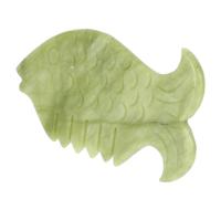 minkissy 1 Pc Peine De Jade Masajeador De Acupuntura Placas De Masaje Peine De Masaje Raspador Tabla De Raspado Facial Raspador De Jade Natural Xiuyu De Peinado Cuero Cabelludo