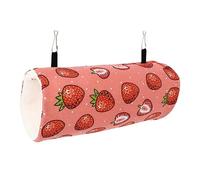 minkissy 1 Pc Túnel De Hámster Nido De Hámster Túnel De Conejo Tunel Chinchilla Colgante Conejillo De Indias Cálido Túnel De Felpa Cama De Hámster Cálida De Invierno Mascota Esponja Animal