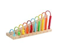minkissy 1 Pieza Abaco Aritmético Infantil para Juguete Educativo de Cálculo Mental Diseño Chino para Desarrollo y Cognitivo