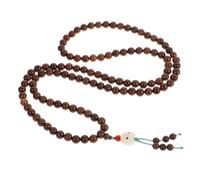 minkissy 1 Pieza Brazalete Budista Collar Nombre Hechizas Talón Rosario Número De Cuentas Colgante De Cuentas Budistas Cadena De Cuentas De Madera Cadena De Cuentas Budistas