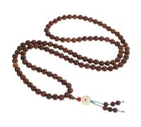 minkissy 1 Pieza Brazalete budista Número de cuentas Hechizas nombre Rosario collar de cuentas joyería de cadena de cuentas de madera pulsera de cuentas de madera cadena de cuentas budistas