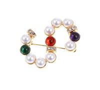 minkissy 1 Pieza broche de carta broche de fiesta alfiler Hechizas para broche de alfabeto broche en forma de letras broche de ropa broche de vestido broche de cuello Aleación de zinc
