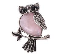 minkissy 1 Pieza Pin de cristal falso alfiler de imitación moda mujer dibujos animados Hechizas chal mantón broche de abrigo broche de moda de mujer de cristal rosa