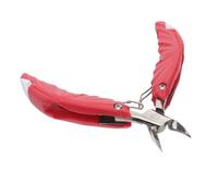 minkissy 1 Pieza Pinza Para Uñas Cortauñas Pinza De Manicura Portátil Cortador De Cutículas Rojo