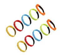 minkissy 10 Bandas Elásticas de Tres Patas para Carreras Tradicionales, Cuerdas de Colores para Interacción entre Padres E Hijos, Material Oxford Resistente y Cómodo