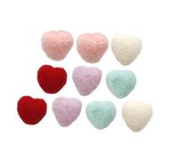 minkissy 10 Piezas Amor Sentido Clips De Para El Cabello Pinzas Para El Cabello Para Niñas Pequeñas Estilo Lazos Para El Cabello Para Niñas Horquilla Adornos Encantos Oropel Textil