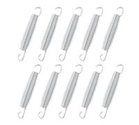 minkissy 10 Piezas Resortes Metálicos Galvanizados para Trampolín Gancho Resistente y Mayor Capacidad de Carga, Muelles Portátiles y Livianos para Camas Elásticas