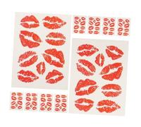 minkissy 10 Tatuajes Temporales Para San Valentín Tatuajes Falsos Para Labios Pegatinas Faciales Decoraciones Corporales Accesorios Para Disfraces De Halloween Fiestas Conciertos