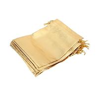 minkissy 100 Piezas bolsa con cordón oro mochilas de cuerdas bolsa de almacenamiento de cosméticos s de almacenamiento s almacenaje make up bags de o con cordón