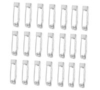 minkissy 100 Piezas Broches De Alfileres De Hierro Cierre De Tres Agujeros Alfileres Decorativos Para Manualidades Creación De Joyas Para Ropa