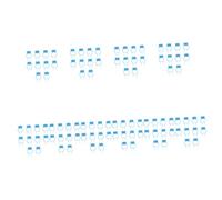 minkissy 100 Piezas clip corrector de nariz práctico tapón nasal pinzas nasales de emergencia corrector nasal Tapones nasales accesorio de aliento pinza de fijación de la nariz pompón