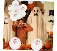 minkissy 100 piezas Globos de Látex con Mano Sangrienta Unidades para Decoración Terrorífica de Halloween Fiesta Temática