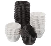 minkissy 1000 Moldes para Muffins Grandes Papel Resistente Grasa para Hornear Cupcakes, 500 en Tonos Claros 500 Cafés, Accesorio para Repostería Adecuado para Fiestas, Cumpleaños y Uso